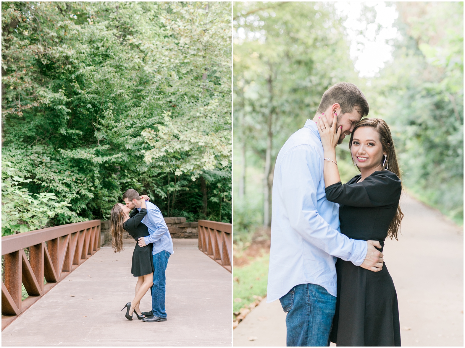 NWA Engagement Session at Crystal Bridges by Kim Christopher Photography