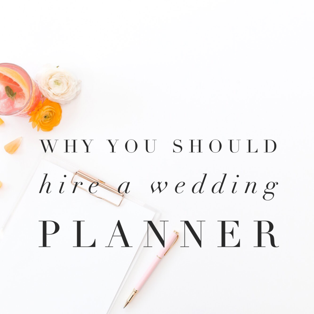 why brides should hire a wedding planner