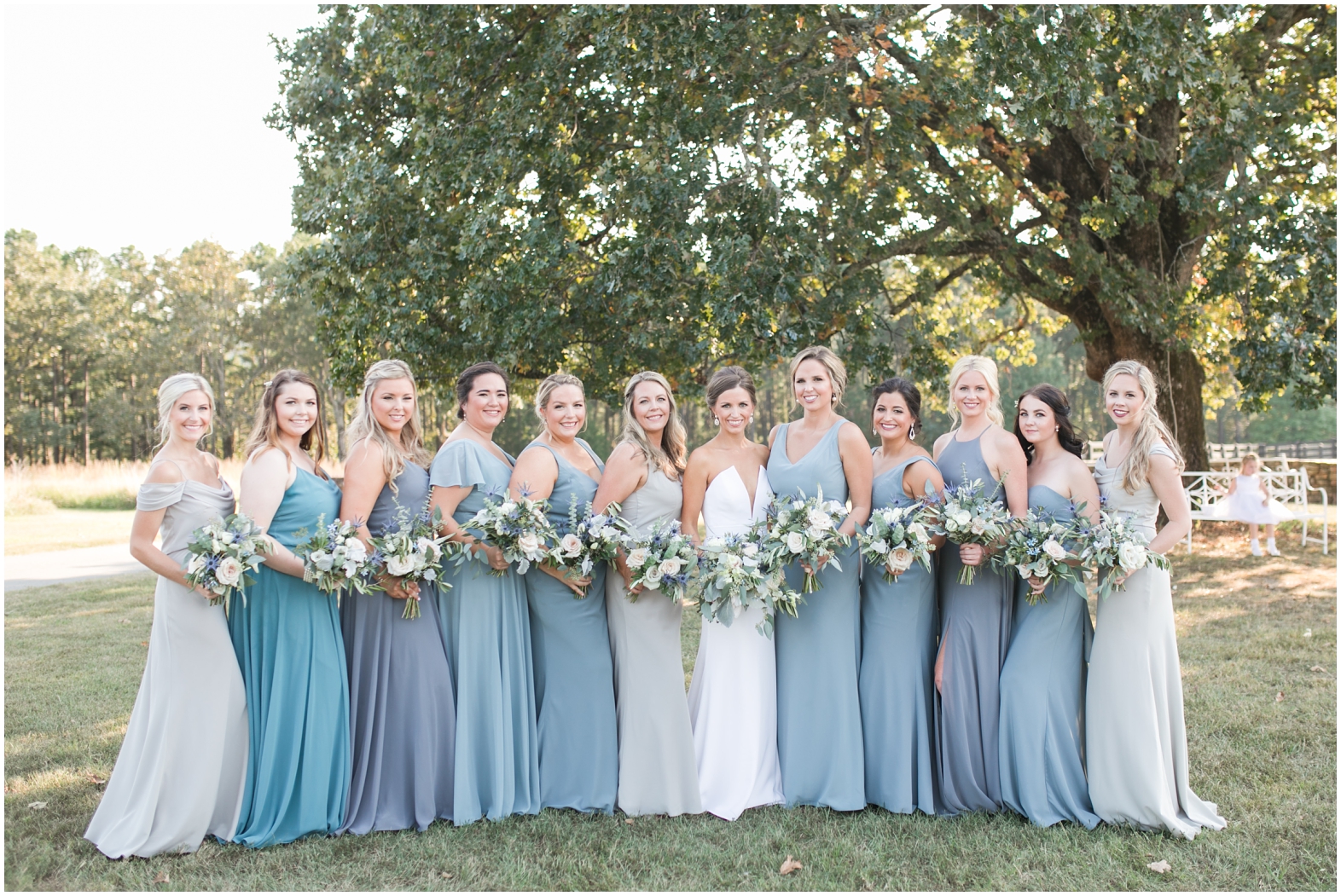Bridesmaids Dusty Blue Dress