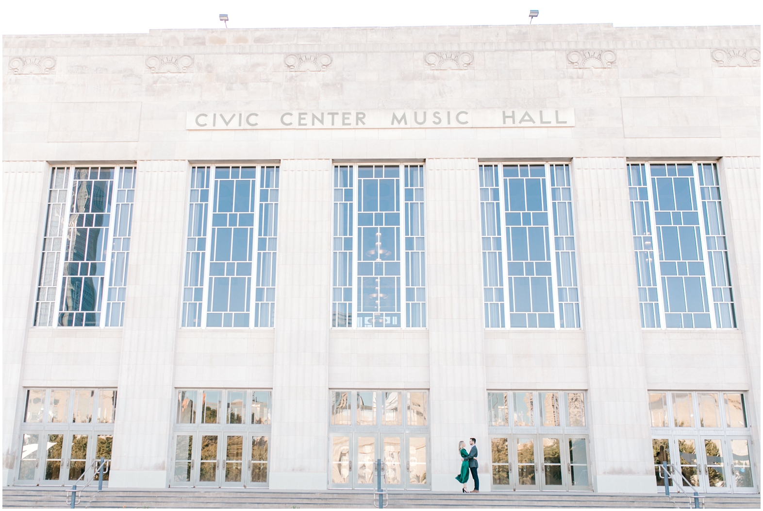 OKC Civic Center Music Hall Engagement Session Photos